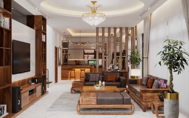 Nội thất phòng khách nơi thu hút mọi ánh nhìn