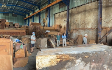 Xưởng nhập gỗ về làm hàng đặt cho khách