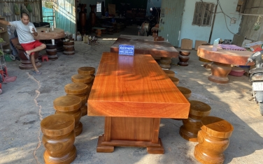 Top 3 bộ bàn dài được yêu thích tại Đồ gỗ Tây Nguyên