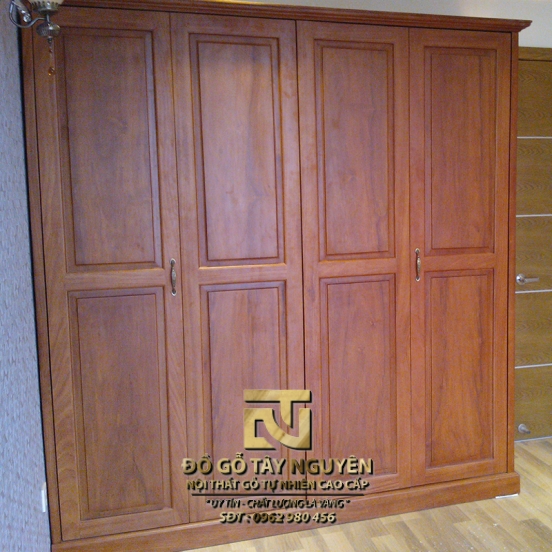 Tủ quần áo 4 cánh đơn giản