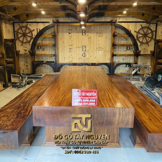 K3 gỗ Gõ nguyên khối kích thước khủng