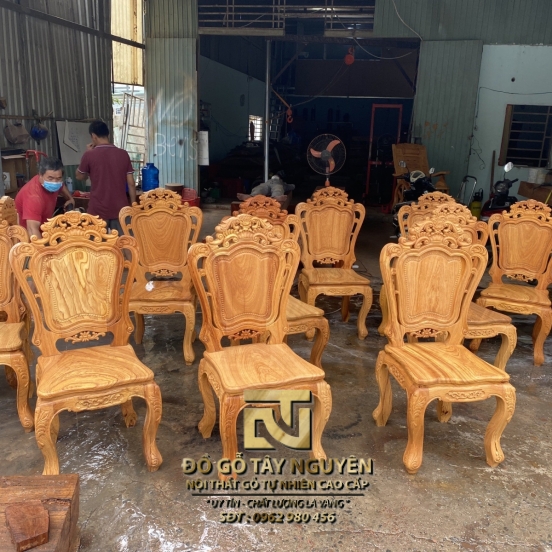 Ghế louis mặt 3cm
