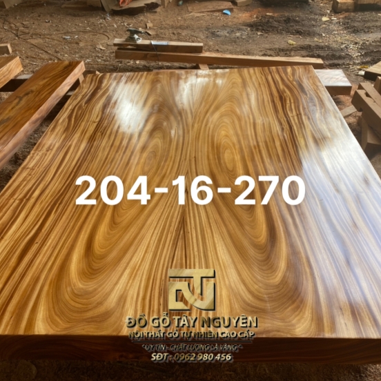 Sập đôi gỗ Gõ Eku Nigieria dài 270