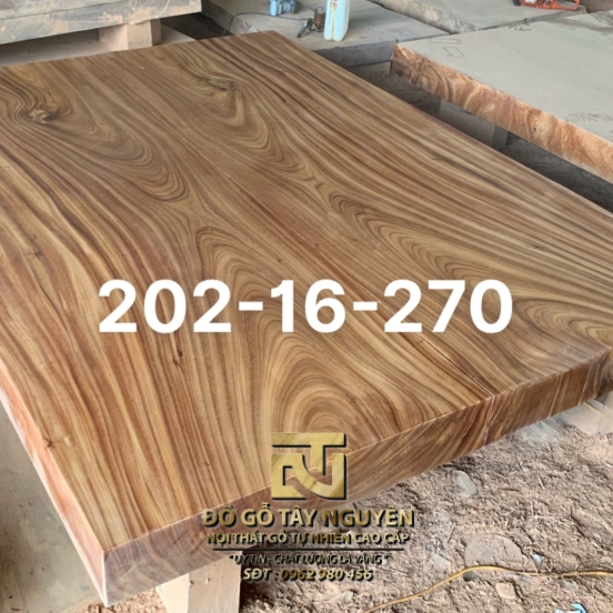 Sập đôi gỗ Gõ Eku Nigieria vân chun kín